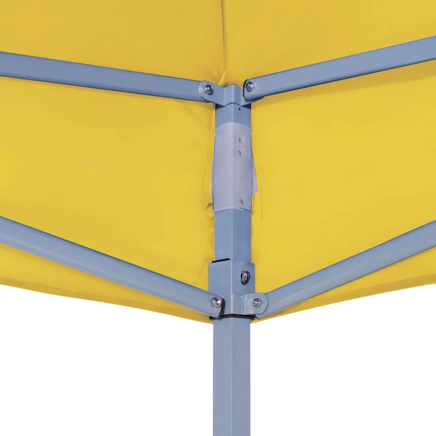 Toit de tente de réception 3x3 m Jaune 270 g/m² - 4