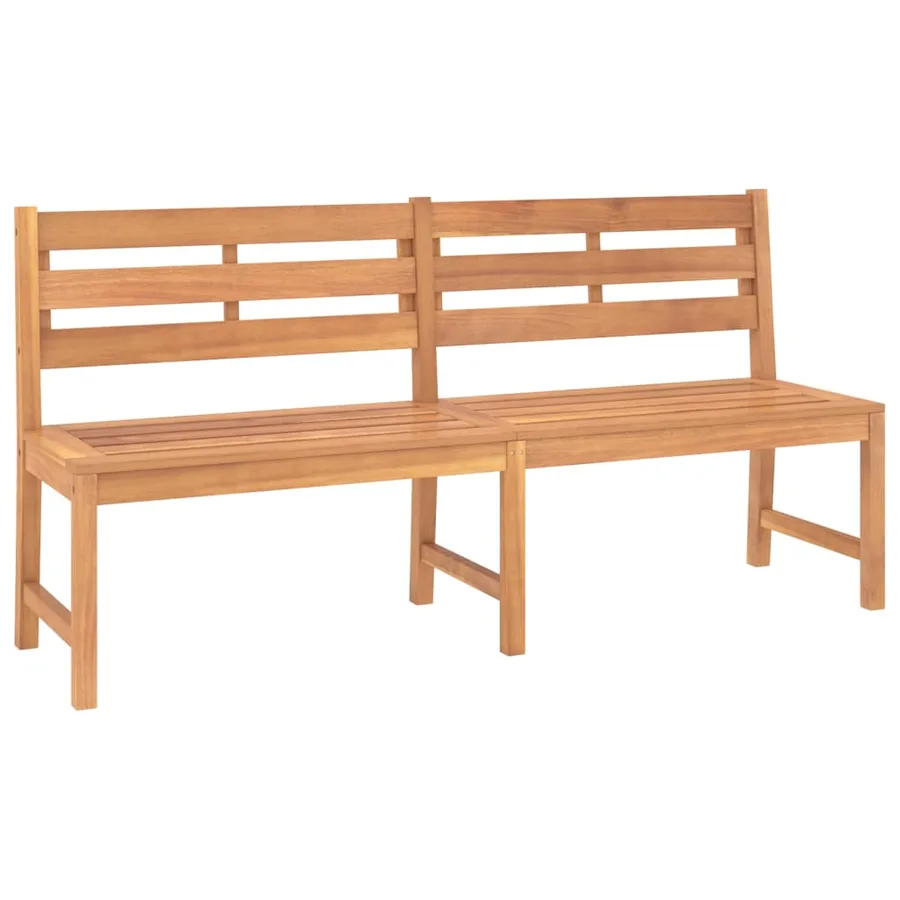 Banc de jardin 180 cm bois de teck solide - 2