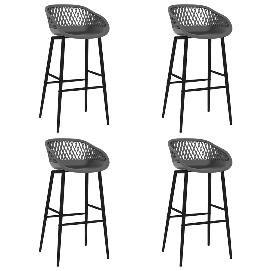 Ensemble de bar 5 pcs Blanc et gris - 6