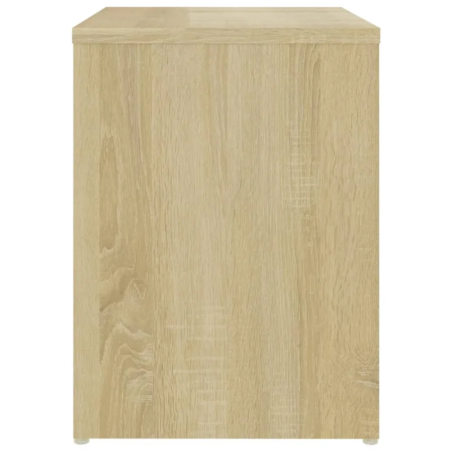 Table de chevet chêne sonoma 40x30x40 cm bois d'ingénierie - 4