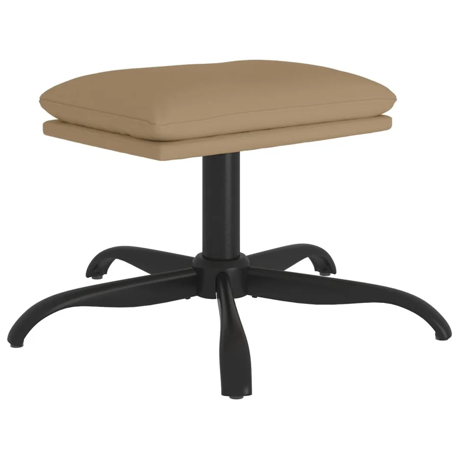 Repose-pied Cappuccino 60x60x36 cm Similicuir - 2