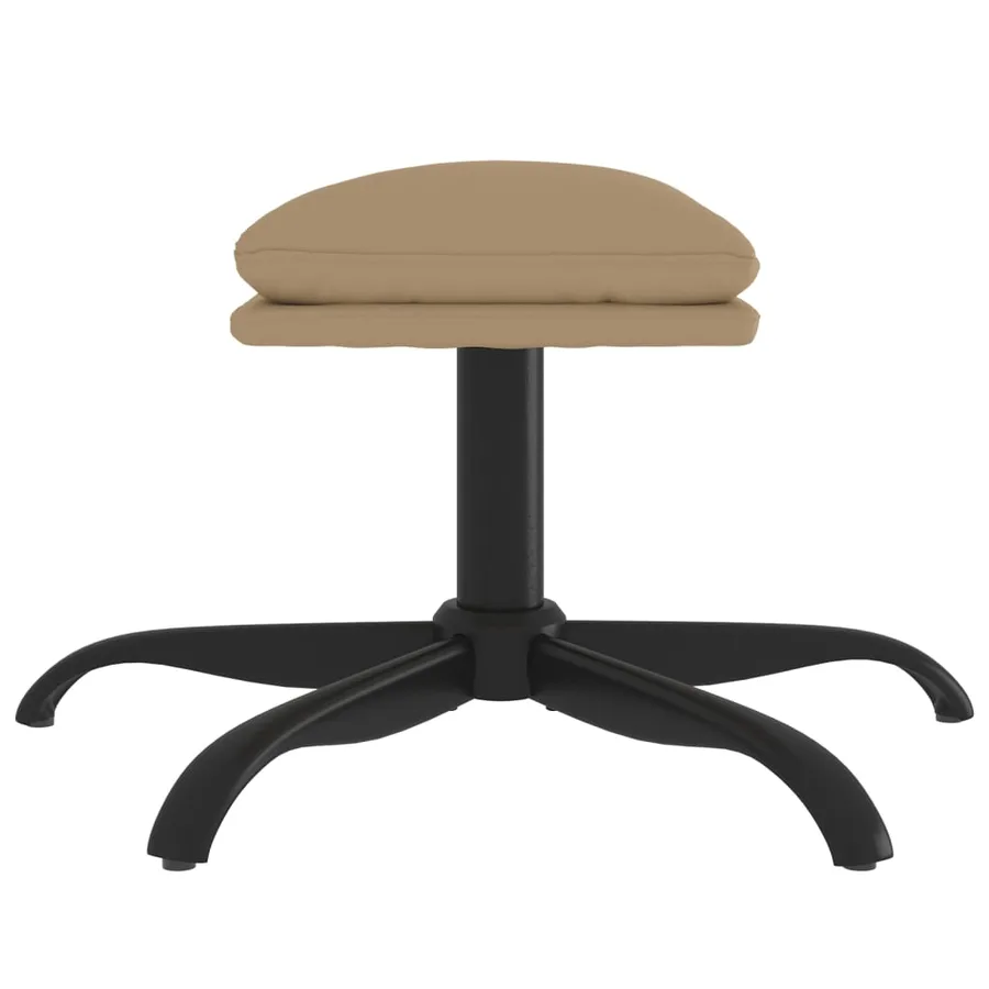 Repose-pied Cappuccino 60x60x36 cm Similicuir - 4