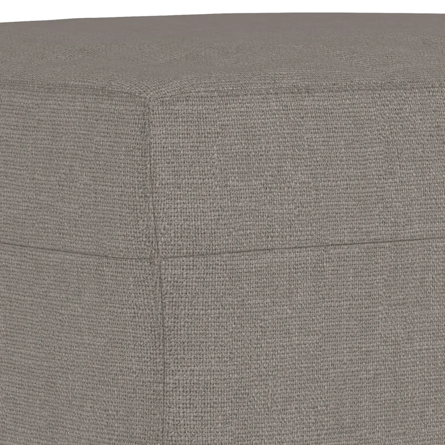 Repose-pied Taupe 60x50x41 cm Tissu - 5