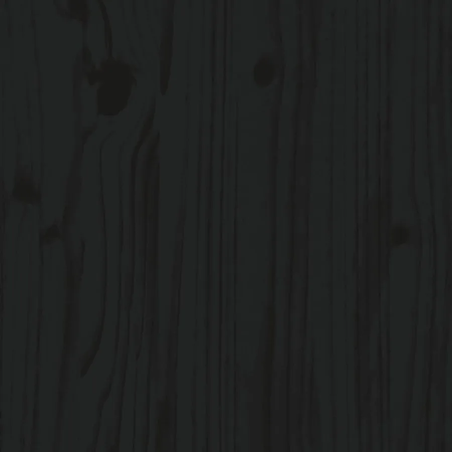 Armoires murales 2 pcs Noir 30x30x40 cm Bois de pin massif - 8