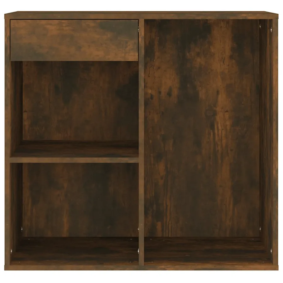 Armoire cosmétique Chêne fumé 80x40x75 cm Bois d'ingénierie - 3