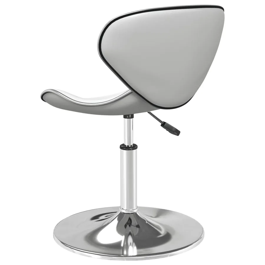 Tabouret de bar Blanc Similicuir - 5