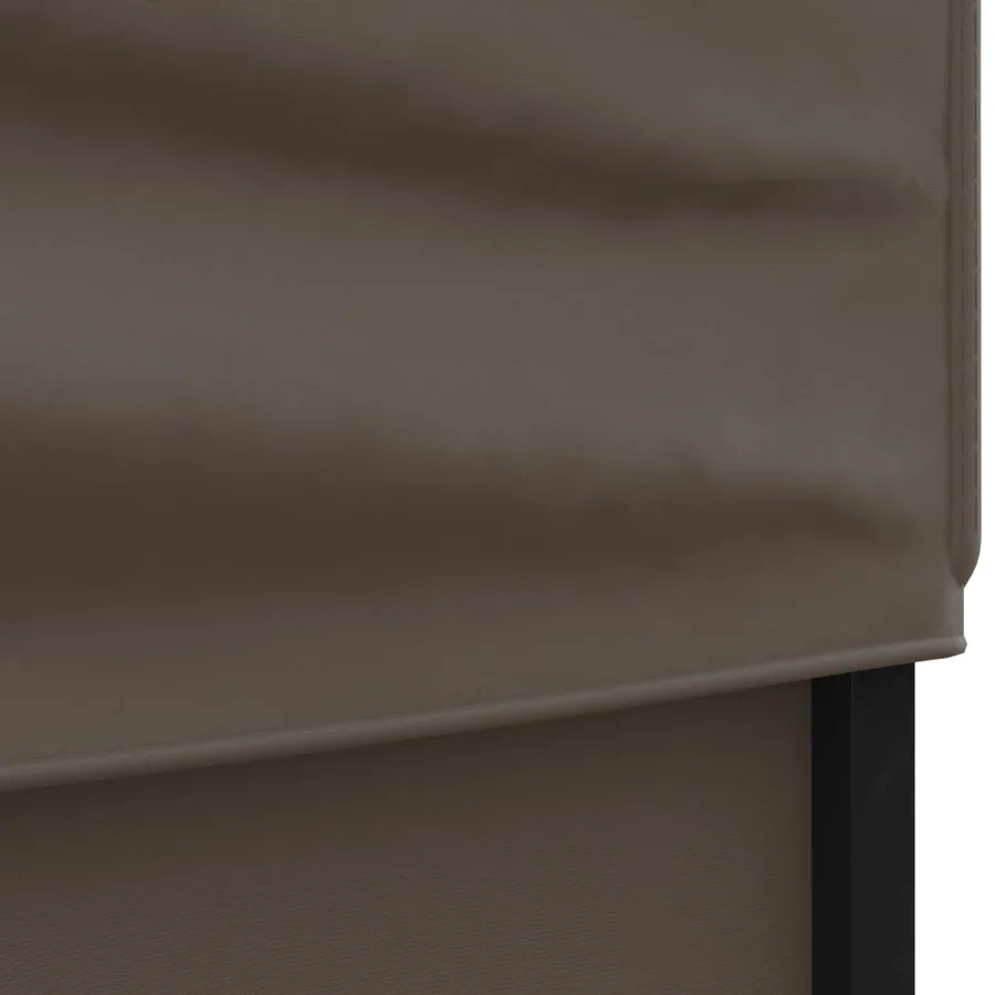 Tente de réception pliable avec parois Taupe 2x2 m - 6
