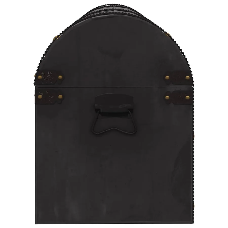 Coffre de rangement Bois massif style vintage 120x30x40 cm - 4