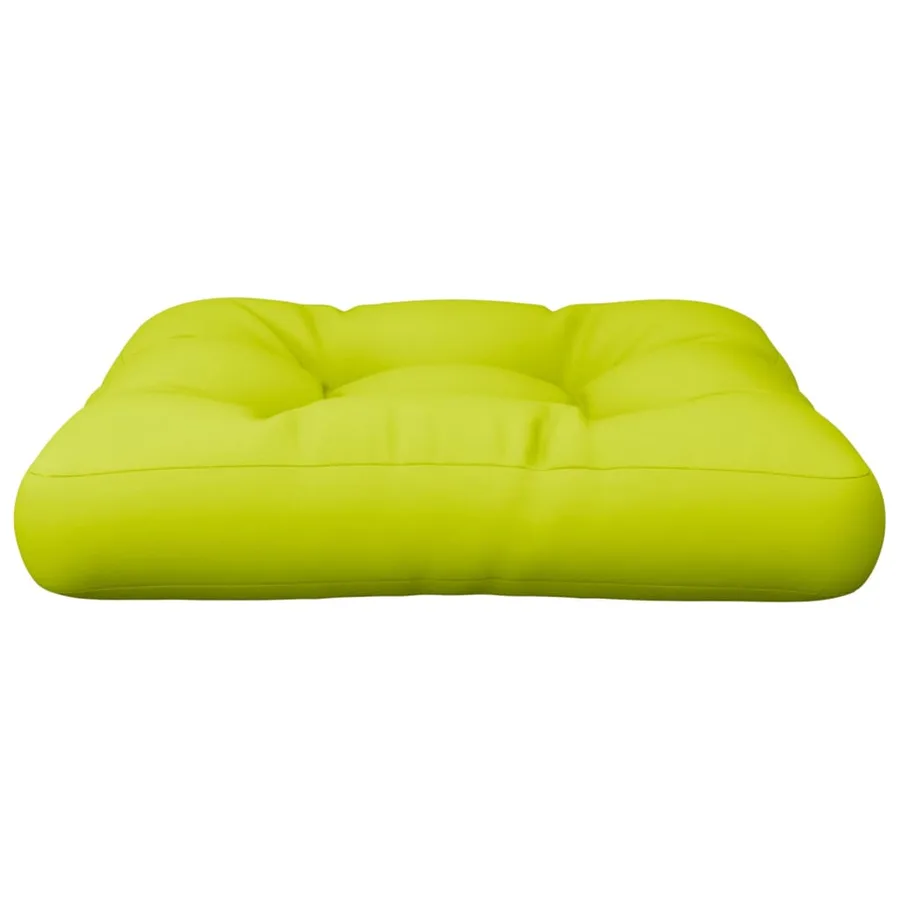 Coussin de palette vert vif tissu - 4