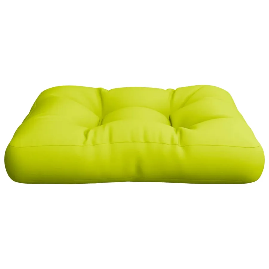 Coussin de palette vert vif tissu - 5