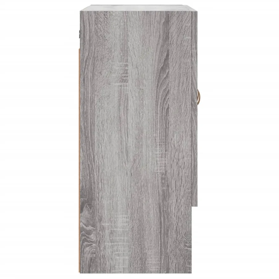 Armoire murale sonoma gris 60x31x70 cm bois d'ingénierie - 7