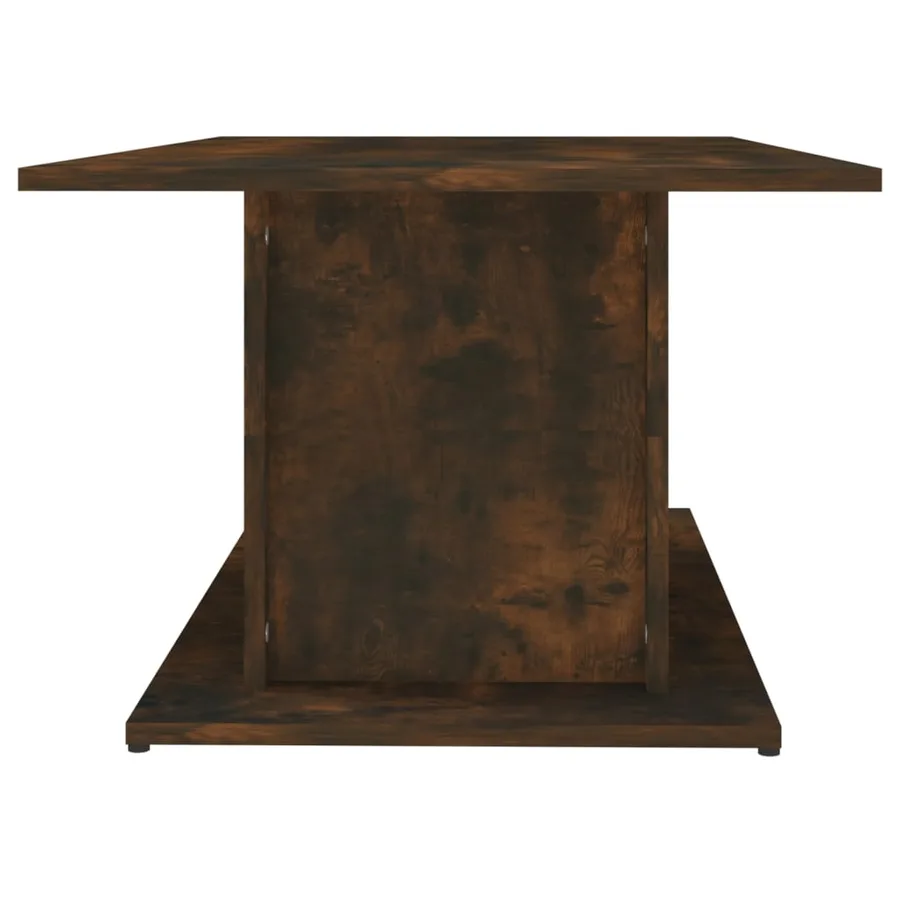 Table basse Chêne fumé 102x55,5x40 cm Bois d'ingénierie - 4
