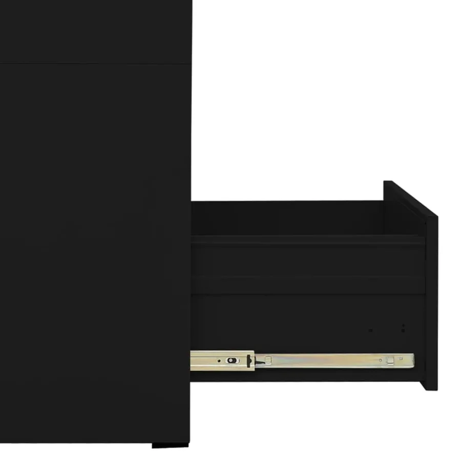 Classeur Noir 46x62x102,5 cm Acier - 7