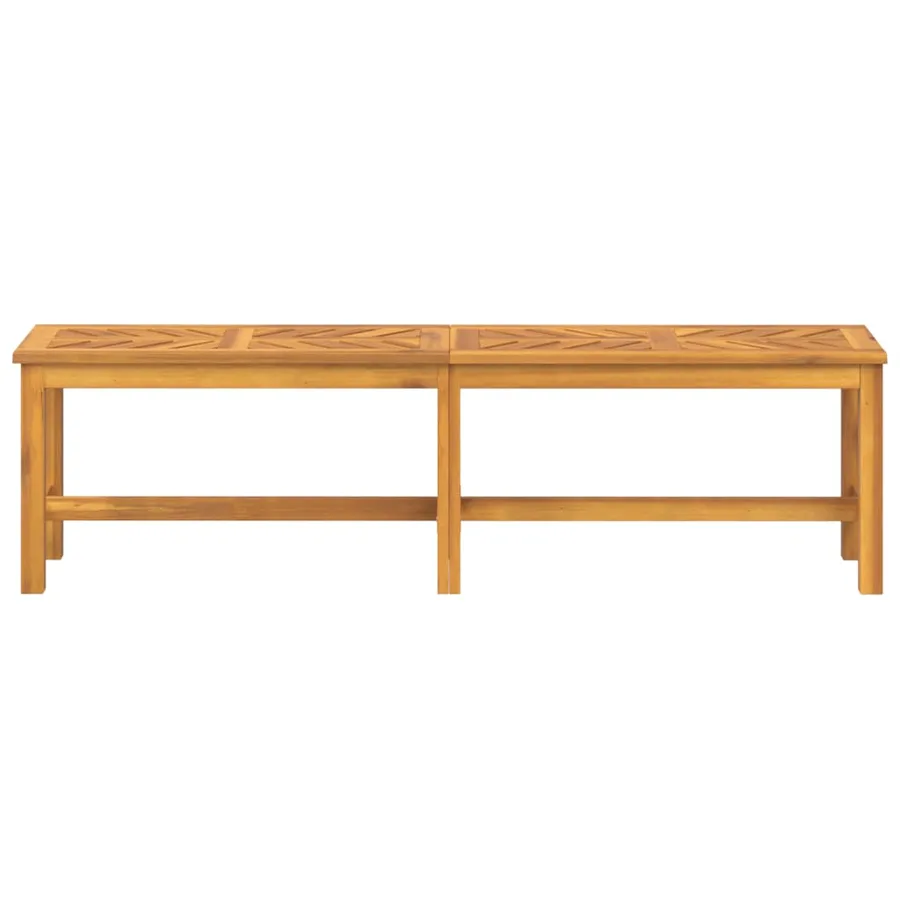 Banc de jardin 150 cm bois massif d'acacia - 3