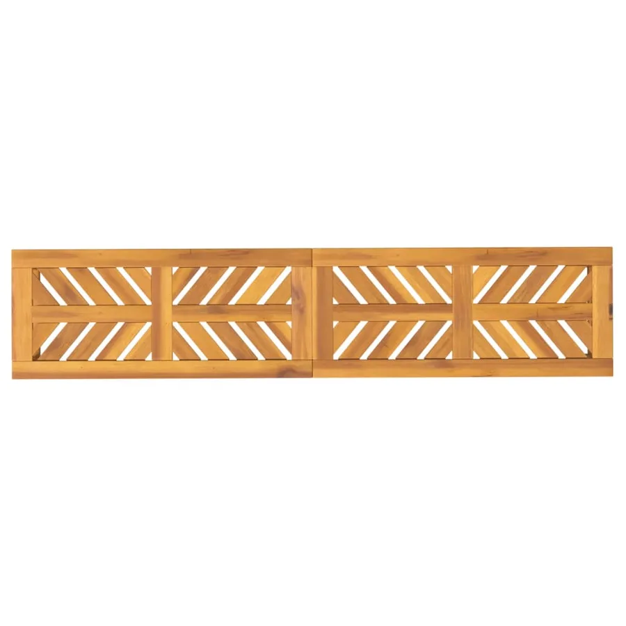 Banc de jardin 150 cm bois massif d'acacia - 5