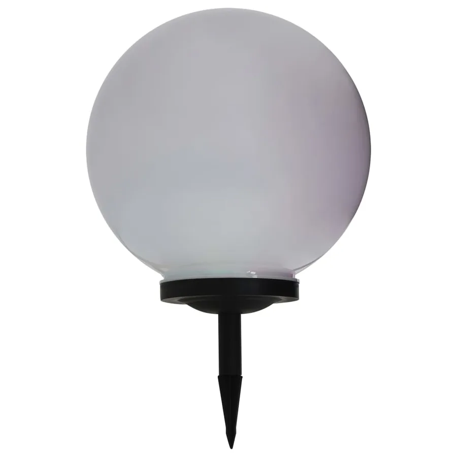 Lampe LED solaire d'extérieur sphérique 40 cm RVB - 5
