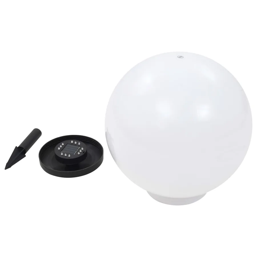 Lampe LED solaire d'extérieur sphérique 40 cm RVB - 9