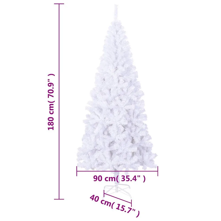 Arbre de Noël artificiel avec support 180 cm 620 branches - 7
