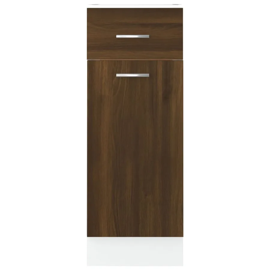 Armoire à tiroirs "Lyon" Chêne brun 30 x 46 x 81,5 cm Bois d'ingénierie - 5