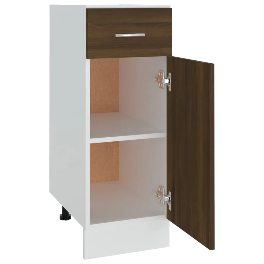 Armoire à tiroirs "Lyon" Chêne brun 30 x 46 x 81,5 cm Bois d'ingénierie - 7