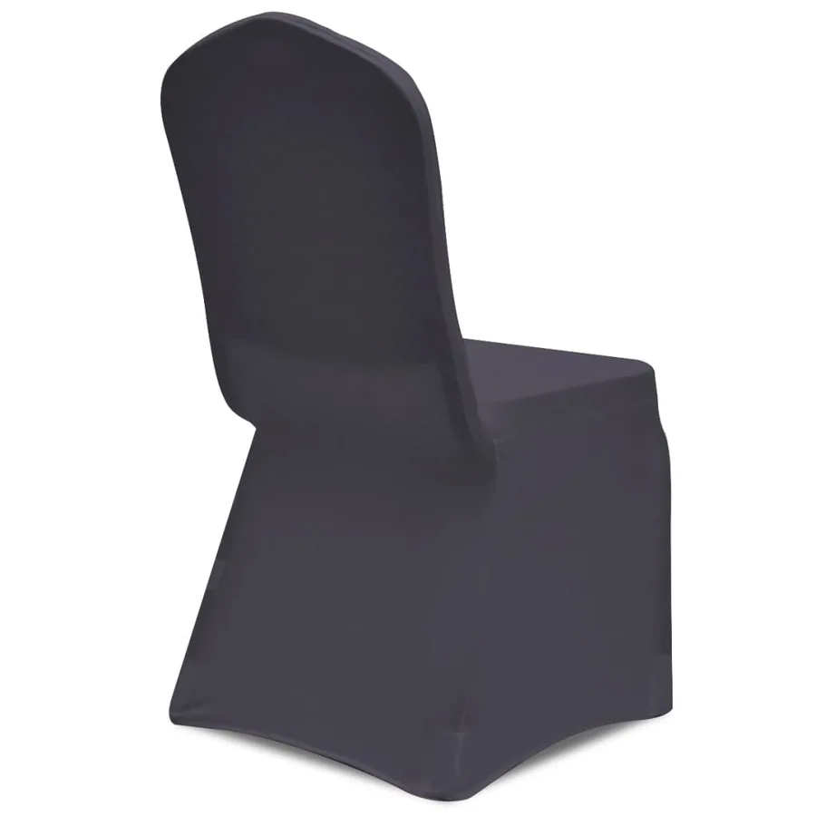 Housse de chaise extensible 4 pcs Anthracite - 5