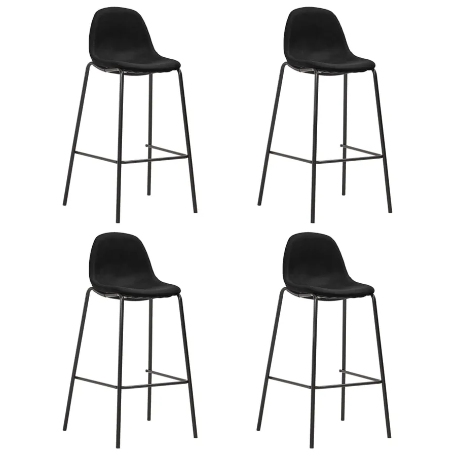 Ensemble de bar 5 pcs Tissu Noir - 7