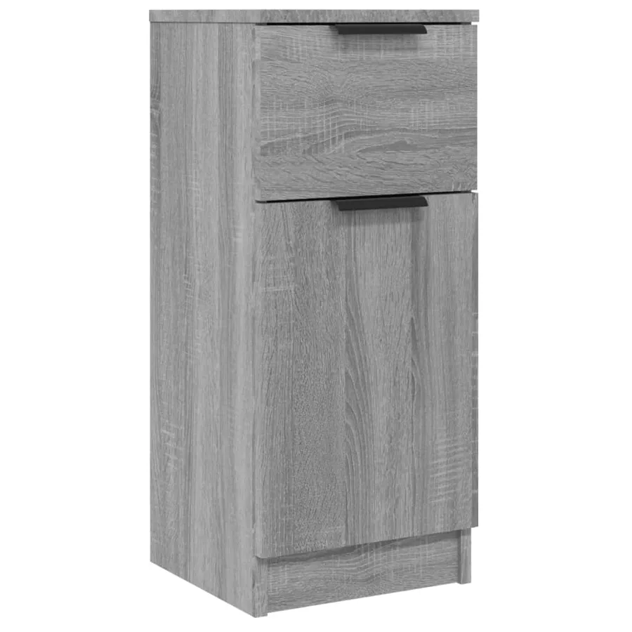 Buffets 2 pcs Sonoma gris 30x30x70 cm Bois d'ingénierie - 4
