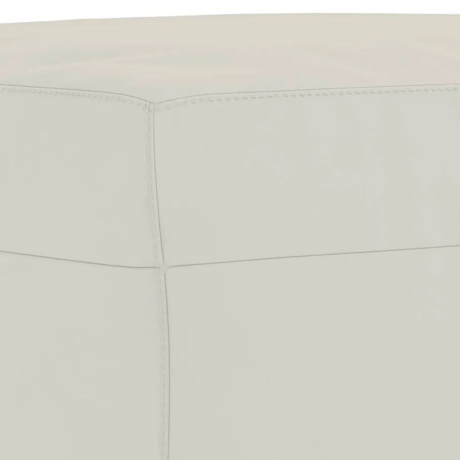 Banc Crème 100x35x41 cm Velours - 5