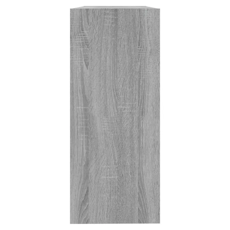 Bibliothèque/Séparateur de pièce sonoma gris 100x30x72 cm - 4