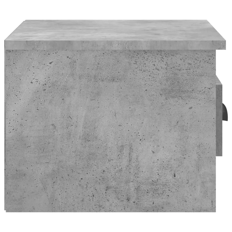 Tables de chevet murales 2 pcs gris béton 41,5x36x28 cm - 8