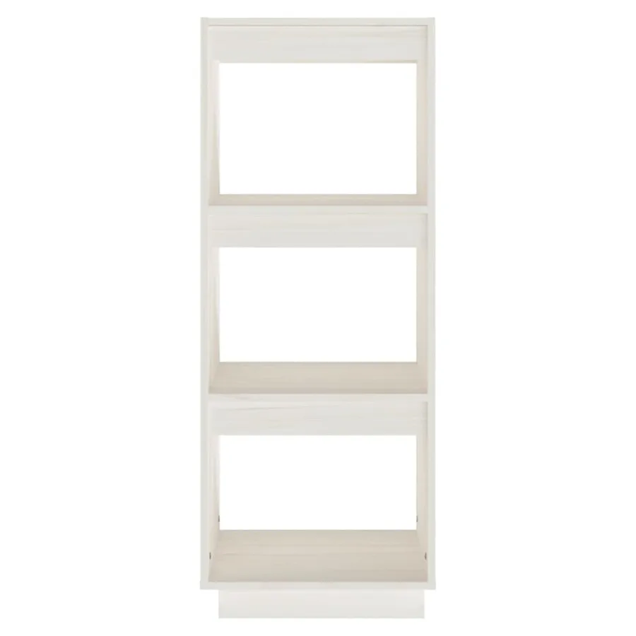 Bibliothèque/Séparateur de pièce blanc 40x35x103 cm pin massif - 5