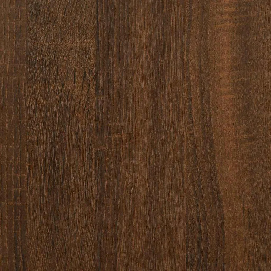 Classeur mobile avec roues Chêne marron 45x38x54 cm Bois - 9