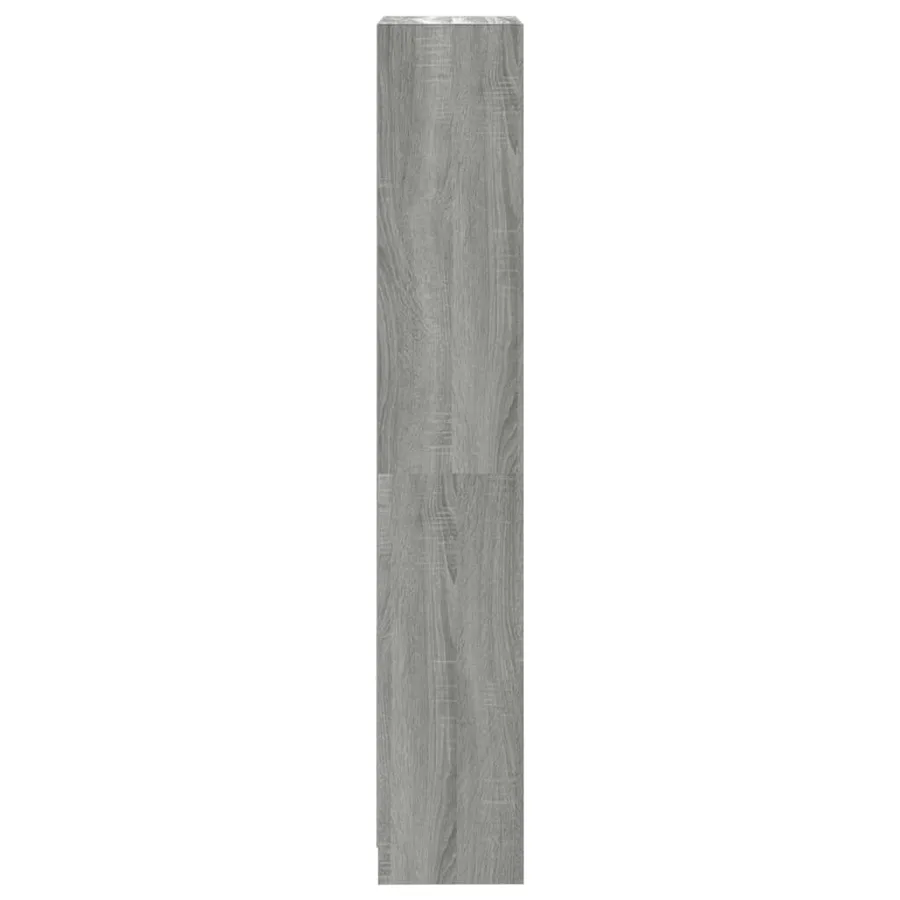 Bibliothèque 4 niveaux Sonoma gris 40x24x143 cm - 5