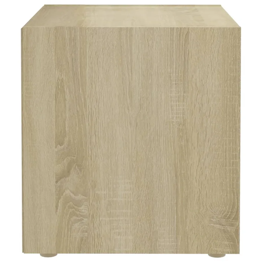 Meubles TV 2 pcs chêne sonoma 37x35x37 cm bois d’ingénierie - 4
