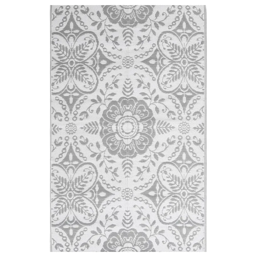 Tapis d'extérieur ARAKIL gris clair 140 x 200 cm PP - 2
