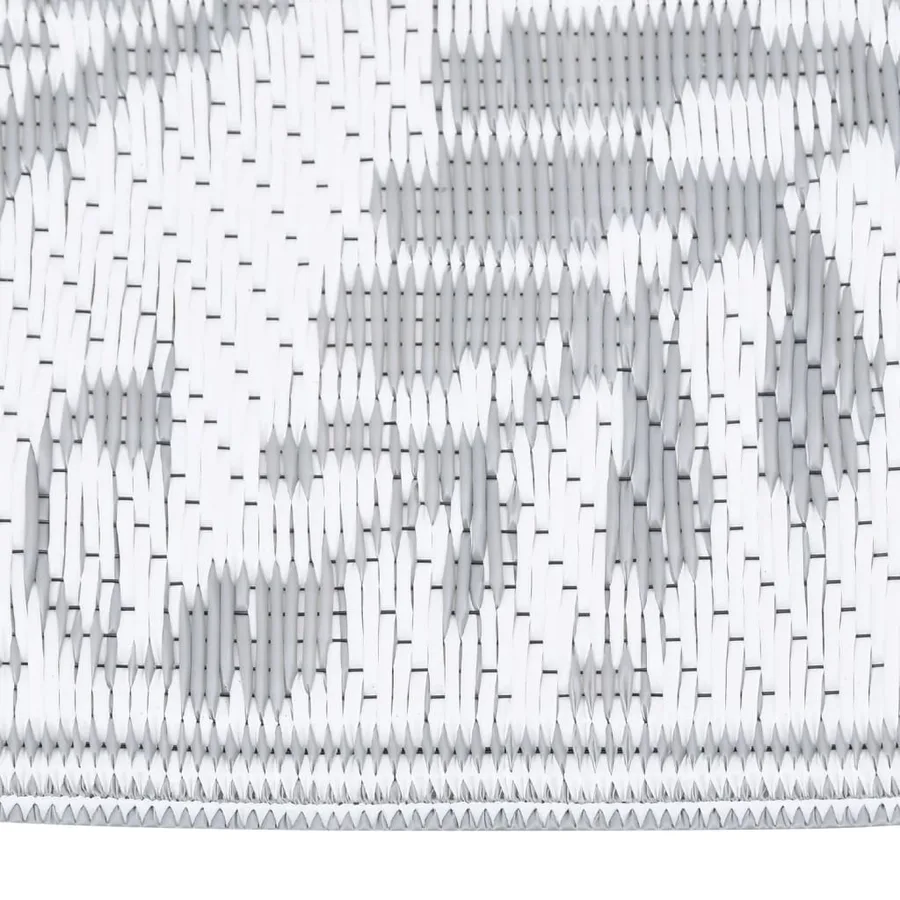 Tapis d'extérieur ARAKIL gris clair 140 x 200 cm PP - 3