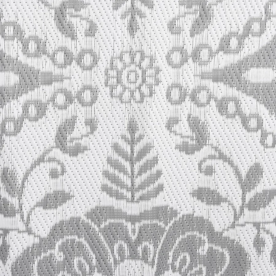 Tapis d'extérieur ARAKIL gris clair 140 x 200 cm PP - 6