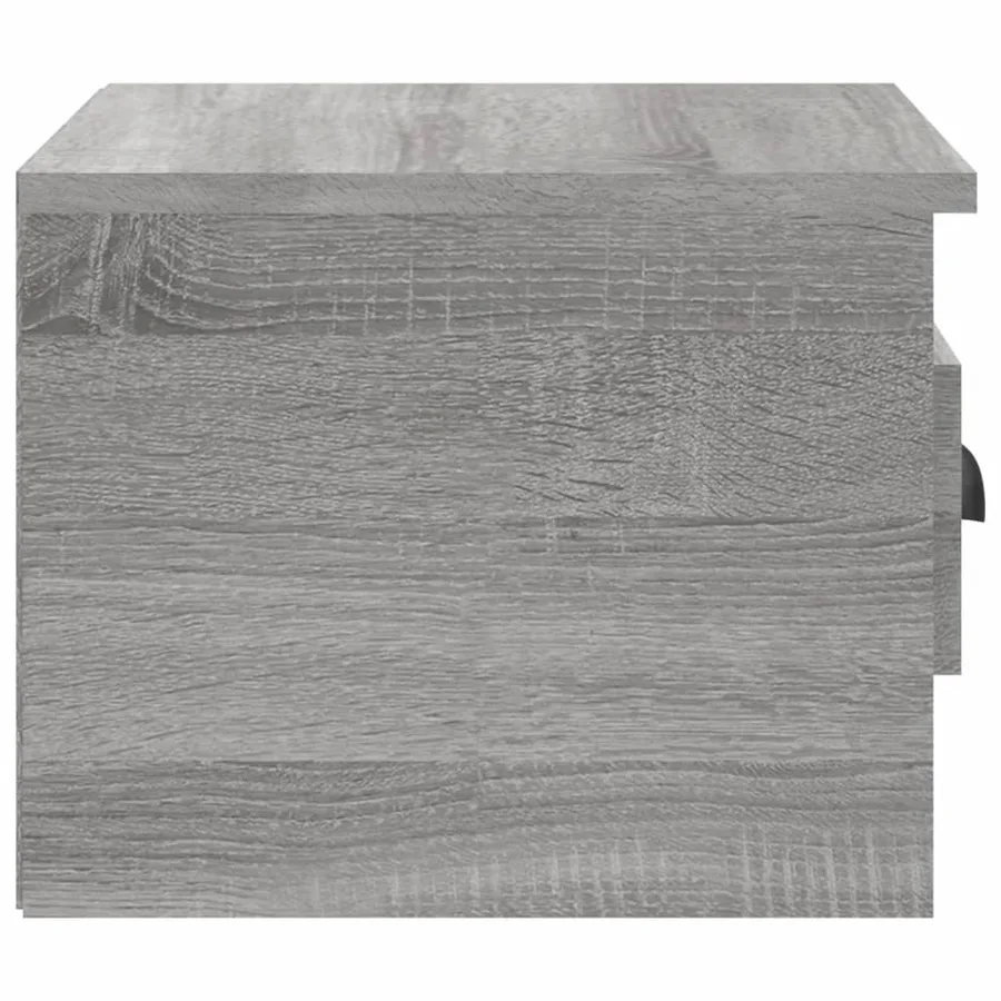 Table de chevet murale sonoma gris 41,5x36x28 cm - 7