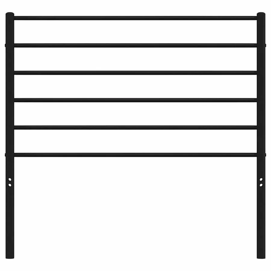 Tête de lit de remplacement métal noir 90 cm - 4