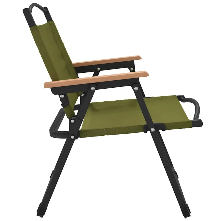 Chaises de camping lot de 2 Vert 54x43x59 cm Tissu Oxford - 5