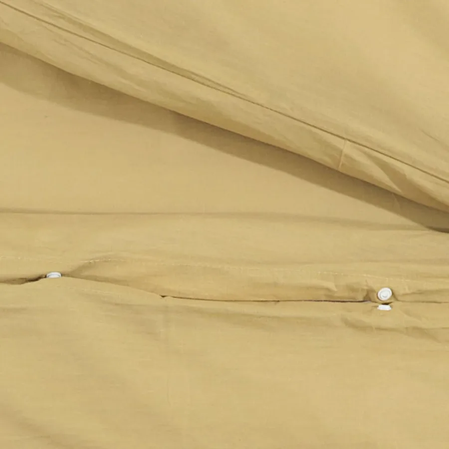 Ensemble de housse de couette Taupe 200x200 cm Microfibre - 8