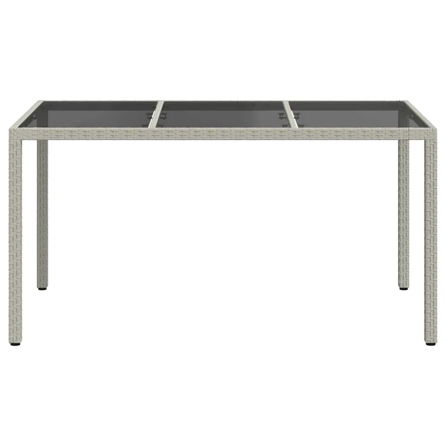 Table de Jardin Blanc 150 x 90 x 75 cm polyrotin - 3