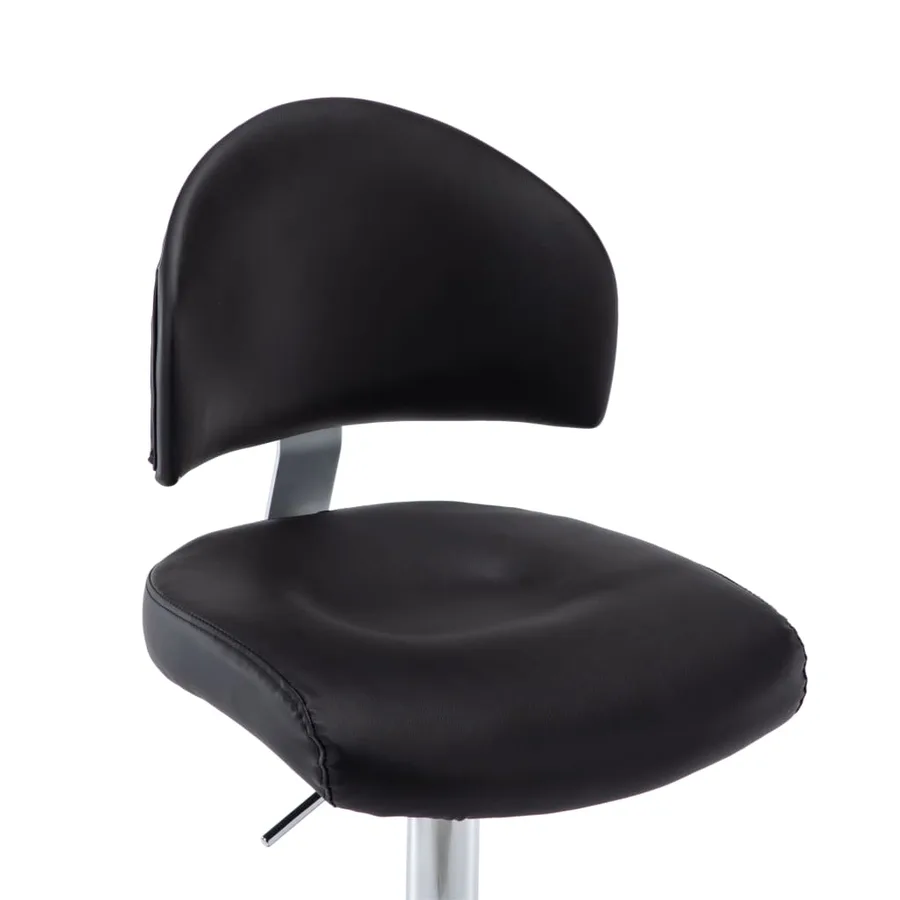 Tabouret de bar Noir Similicuir - 6