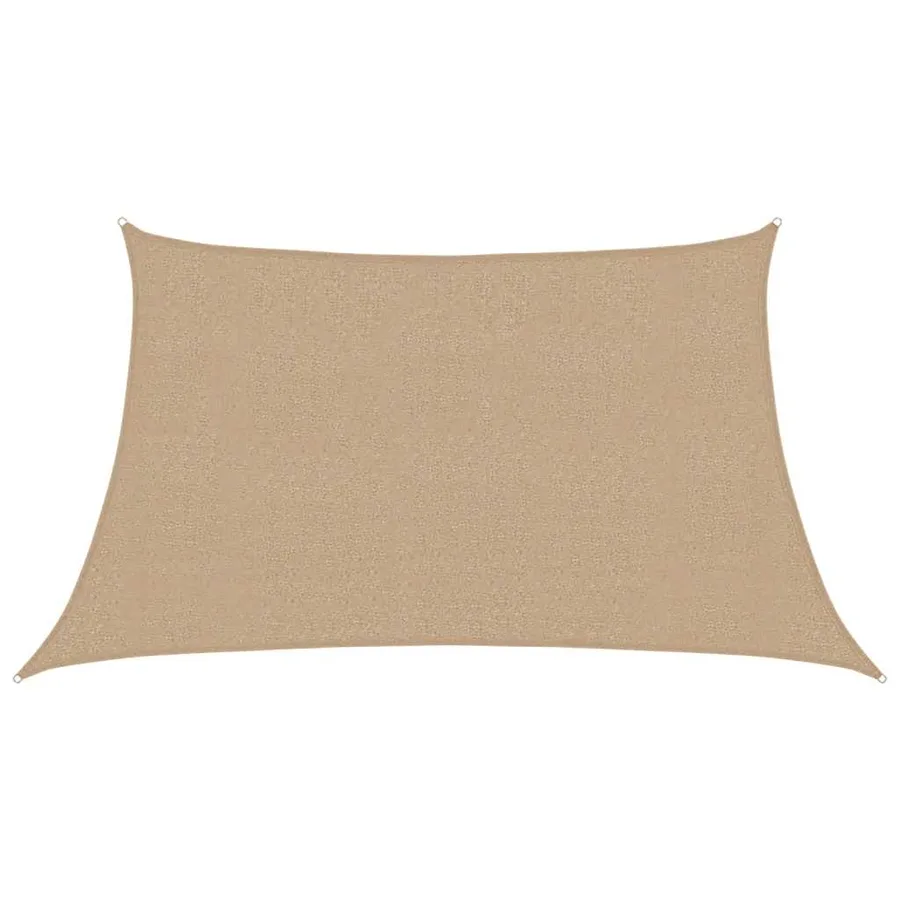 Voile d'ombrage 160 g/m² Taupe 3/4x2 m PEHD - 2
