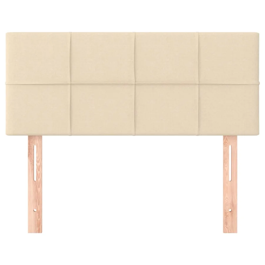 Tête de lit Crème 90x5x78/88 cm Tissu - 3