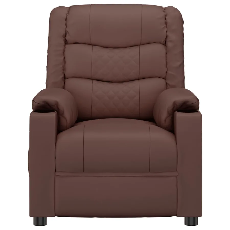 Fauteuil de massage Marron Similicuir - 3