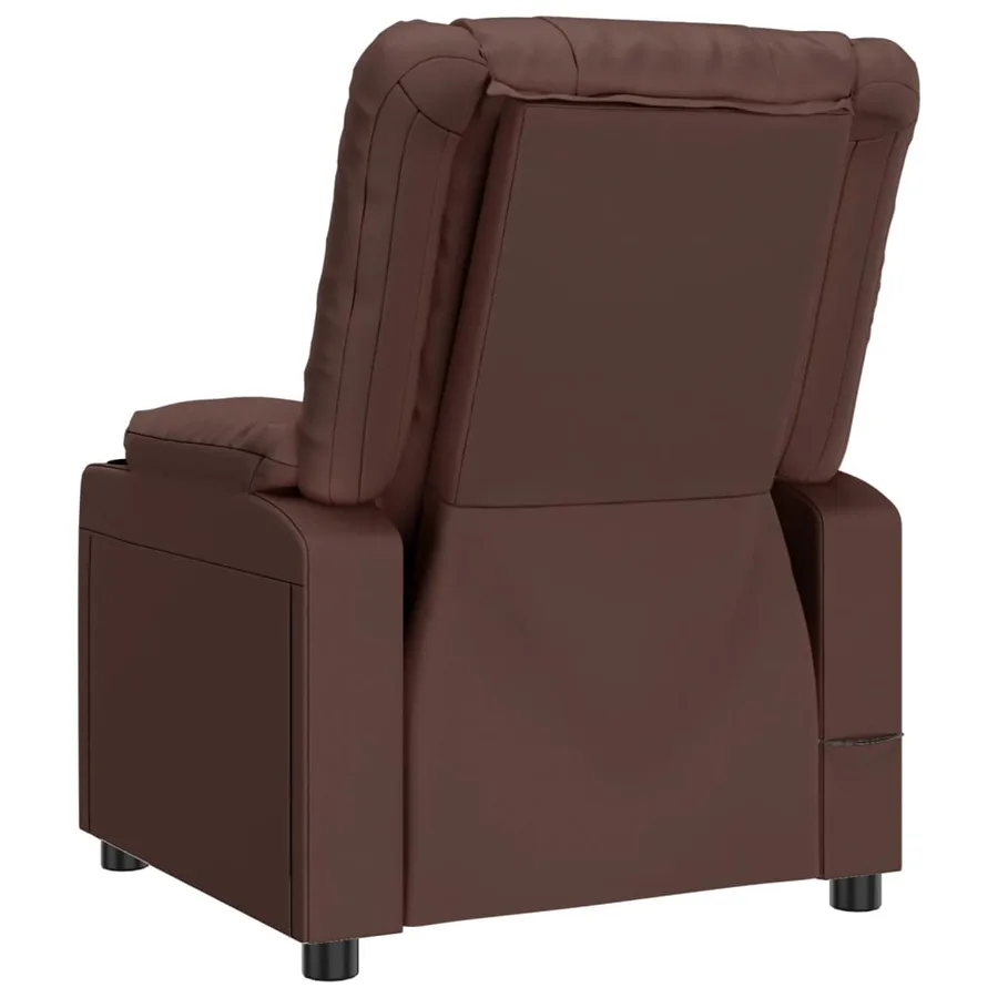 Fauteuil de massage Marron Similicuir - 5