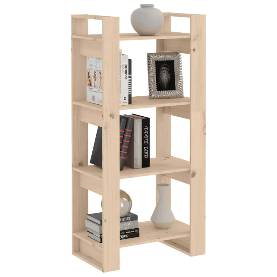 Bibliothèque/Séparateur de pièce 60x35x125 cm Bois massif - 5