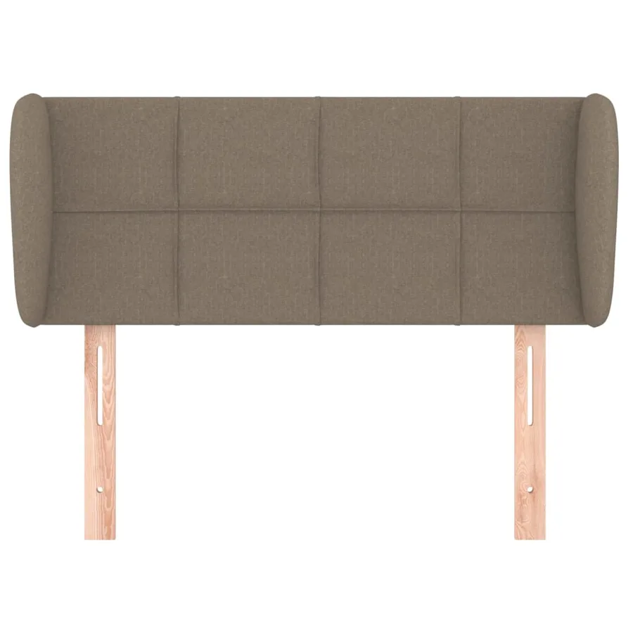 Tête de lit avec oreilles Taupe 83x23x78/88 cm Tissu - 3