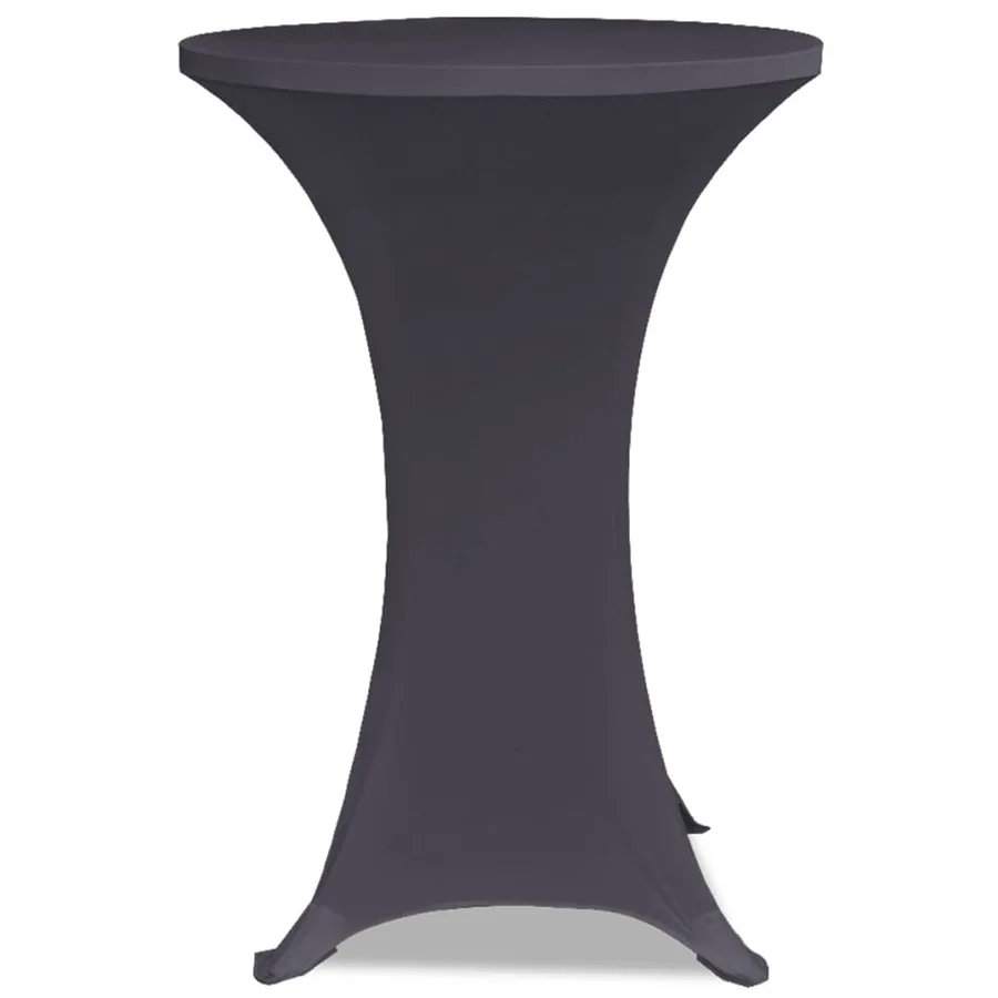 Housses de table extensible 4 pcs 70 cm Anthracite - 4